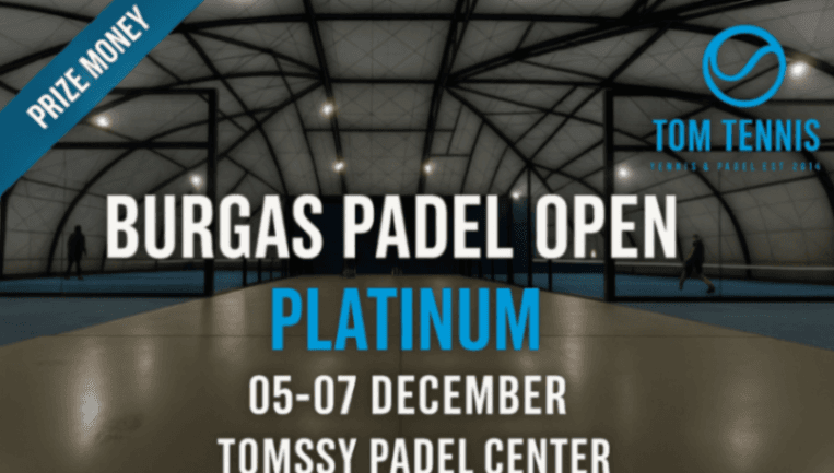 Burgas Padel Open PLATINUM banner