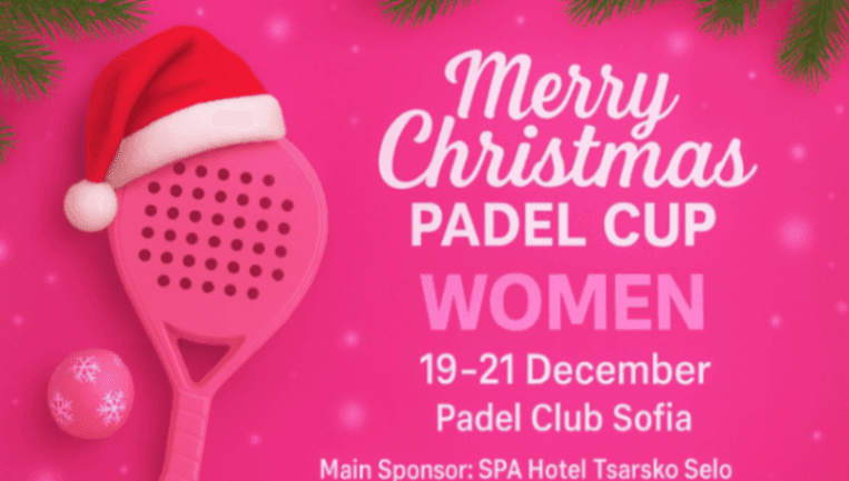 Merry Christmas Padel Cup WOMEN banner