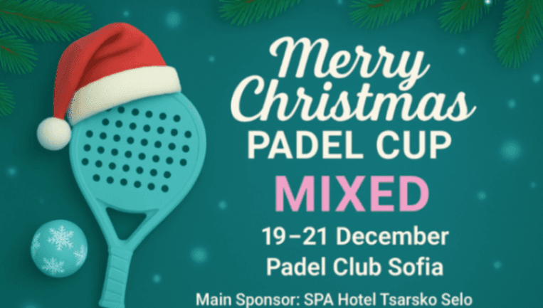 Merry Christmas Padel Cup MIXED banner