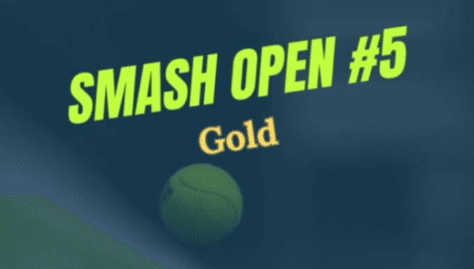 Smash Padel #5 GOLD banner