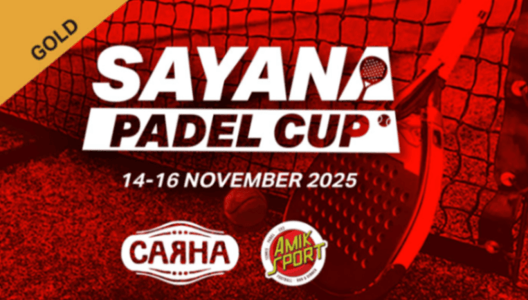 SAYANA Padel Cup GOLD banner